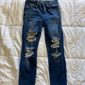 American Eagle Ripped Skinny Jeans